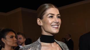 Rosamund Pike will star in the play Inter Alia, which opens in London on July 10. (AP PHOTO)
