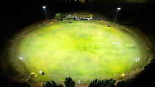 Rea Park's new lights.