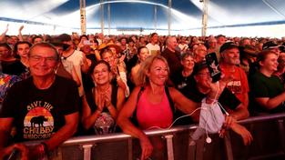 Huge crowds across the Easter weekend have ensured the Byron Bay Bluesfest will return in 2026. (Jason O'BRIEN/AAP PHOTOS)