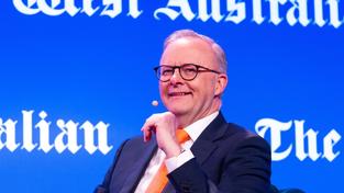 Prime Minister Anthony Albanese unveils the critical minerals policy at The West Australian’s Leadership Matters breakfast in Perth on Thursday morning.