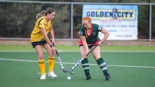 North’s Chloe Towns and YMHC’s Sheries Perks.