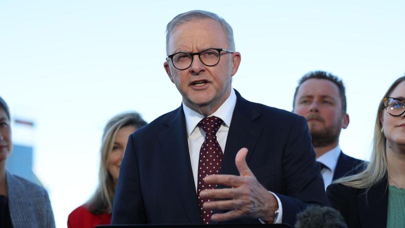 Prime Minister Anthony Albanese has spoken about ongoing concerns relating to the North West Shelf expansion in a fleeting visit to WA.