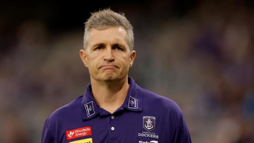 Under-fire Fremantle coach Justin Longmuir has the backing of his players, says defender Luke Ryan. (Richard Wainwright/AAP PHOTOS)