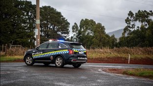 Police officer Keith Anthony Smith was killed by gunfire as he approached a rural property. (Ange Nicolle/AAP PHOTOS)