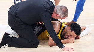 Tyrese Haliburton was in tears after the injury blow.